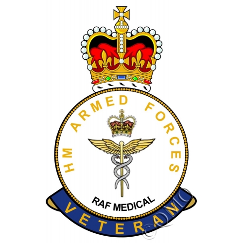 Raf Royal Air Force Medical Hm Armed Forces Veterans Sticker